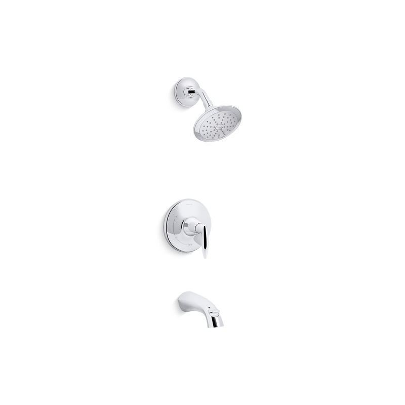 KOHLER K-TS45104-4G-CP Alteo Rite-Temp Bath And Shower Trim Kit, 1.75 Gpm In Polished Chrome