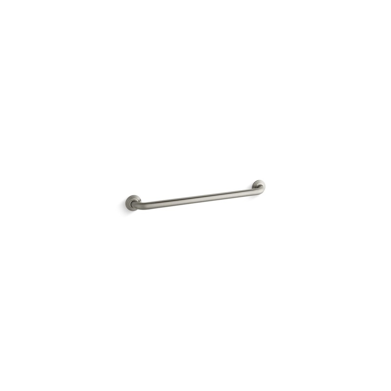 KOHLER K-10542-BN Traditional 24" Ada Compliant Grab Bar In Vibrant Brushed Nickel