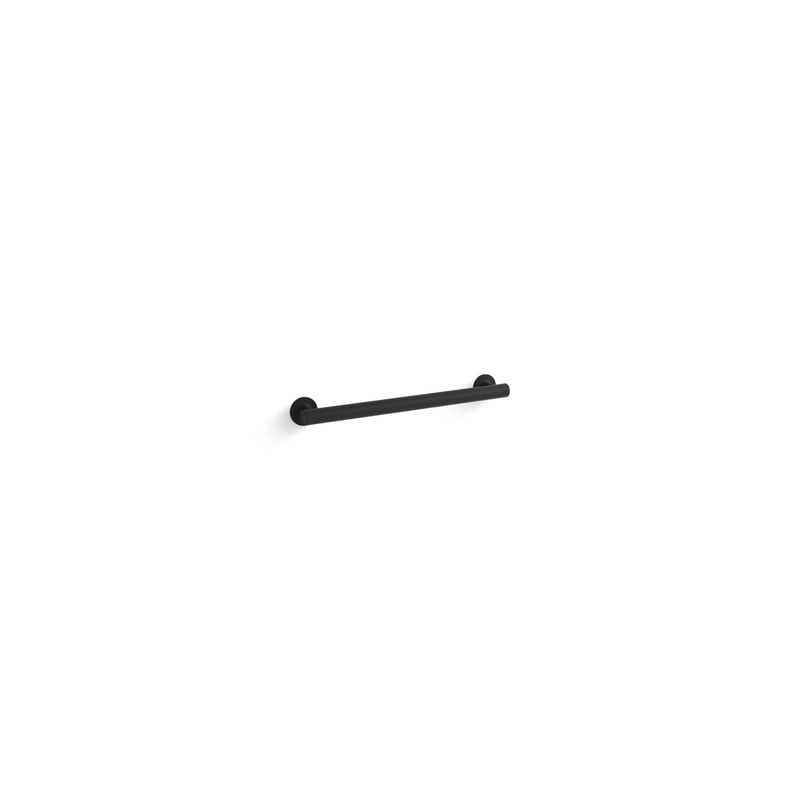 KOHLER K-11892-BL Purist 18" Grab Bar In Matte Black