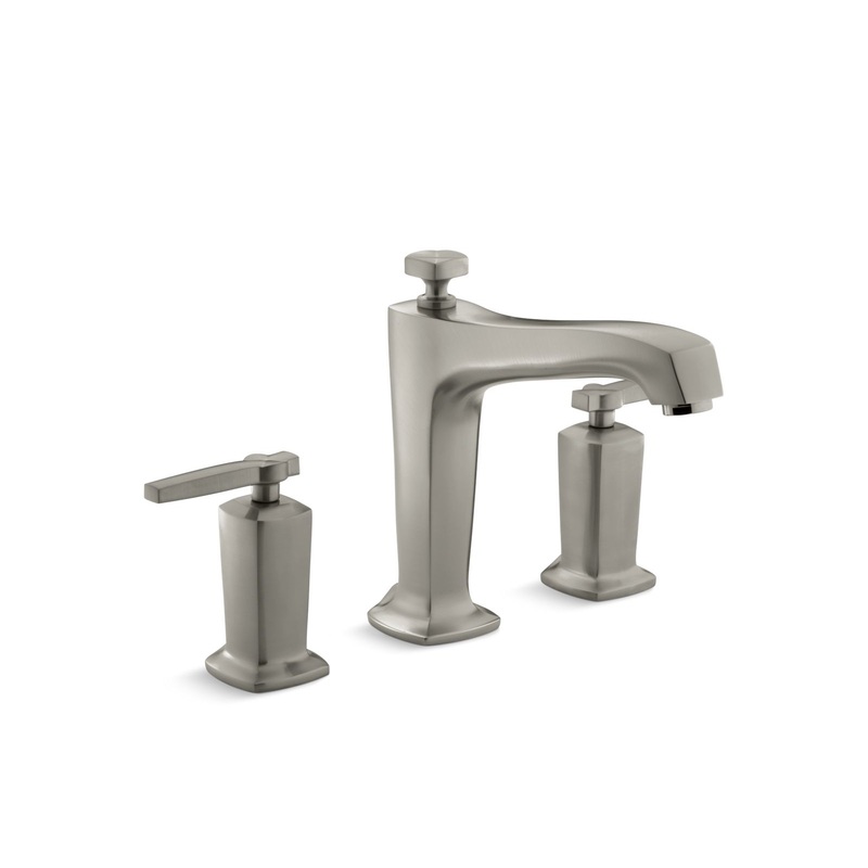 KOHLER K-T16237-4-BN Margaux Deck-Mount Bath Faucet Trim In Vibrant Brushed Nickel