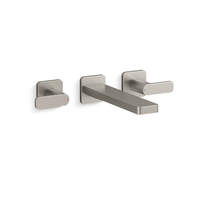 KOHLER K-T23491-4-BN Parallel Wall-Mount Bath Faucet Trim In Vibrant Brushed Nickel