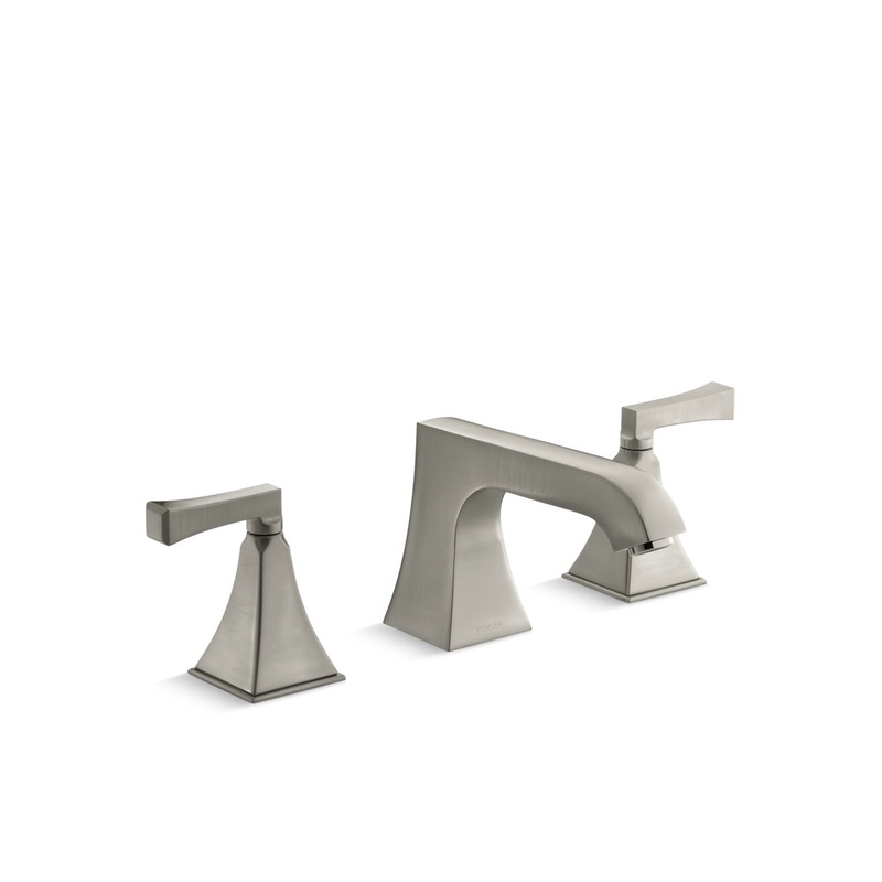 KOHLER K-T469-4V-BN Memoirs Stately Deck-Mount Bath Faucet Trim In Vibrant Brushed Nickel