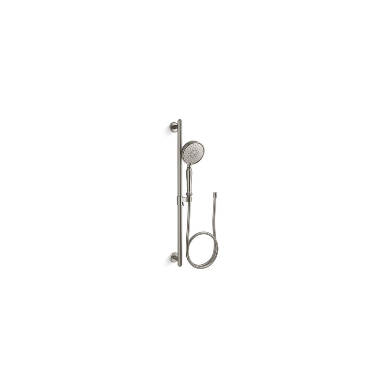 KOHLER K-22176-BN Bancroft 28" Four-Function Handshower Kit, 2.5 Gpm In Vibrant Brushed Nickel