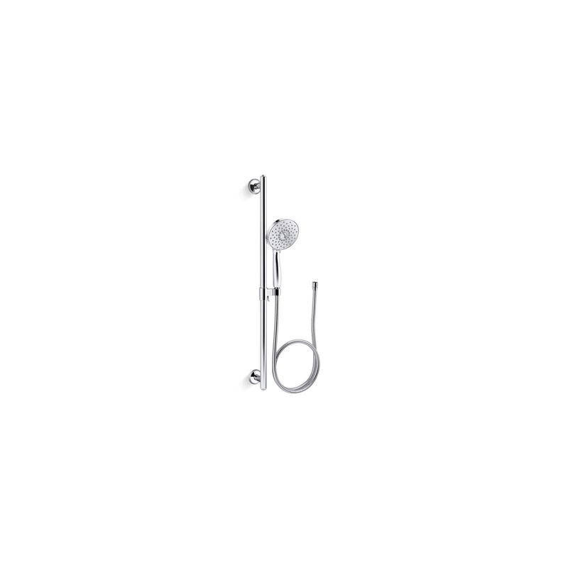 KOHLER K-22177-CP Forte 28" Four-Function Handshower Kit, 2.5 Gpm In Polished Chrome