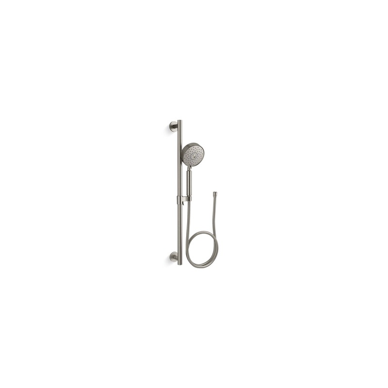 KOHLER K-22178-BN Purist 28" Four-Function Handshower Kit, 2.5 Gpm In Vibrant Brushed Nickel