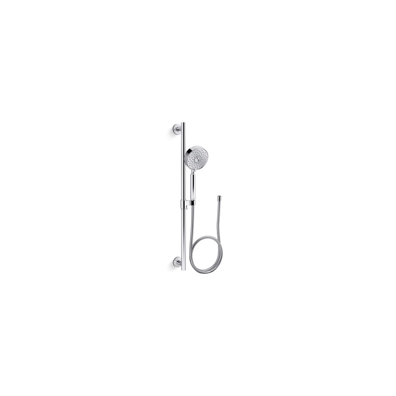 KOHLER K-22178-CP Purist 28" Four-Function Handshower Kit, 2.5 Gpm In Polished Chrome