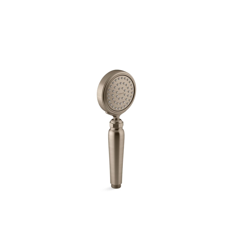 KOHLER K-72776-G-BV Artifacts Single-Function Handshower, 1.75 Gpm In Vibrant Brushed Bronze