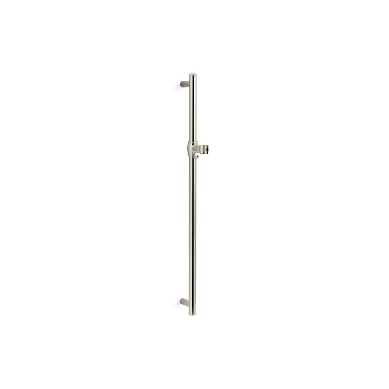 KOHLER K-72798-SN Artifacts 30" Shower Slidebar In Vibrant Polished Nickel
