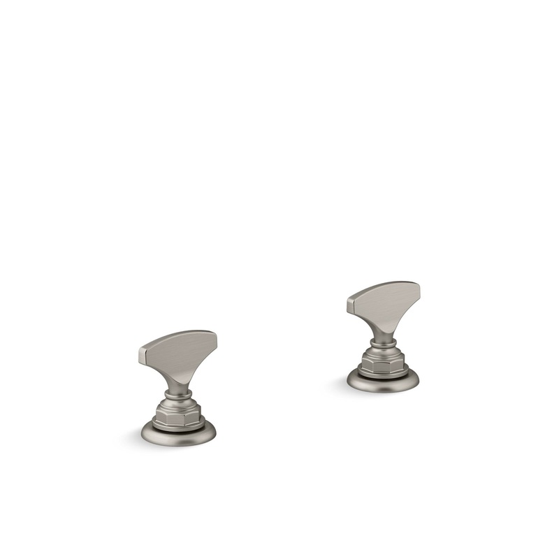KOHLER K-98068-6-BN Artifacts T-Handle Bathroom Sink Faucet Handles In Vibrant Brushed Nickel
