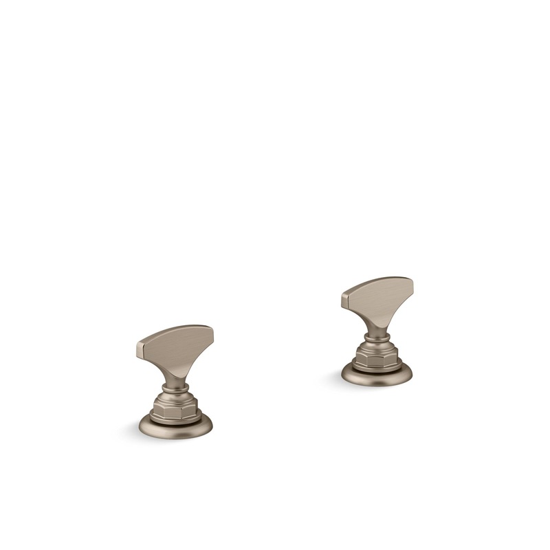 KOHLER K-98068-6-BV Artifacts T-Handle Bathroom Sink Faucet Handles In Vibrant Brushed Bronze