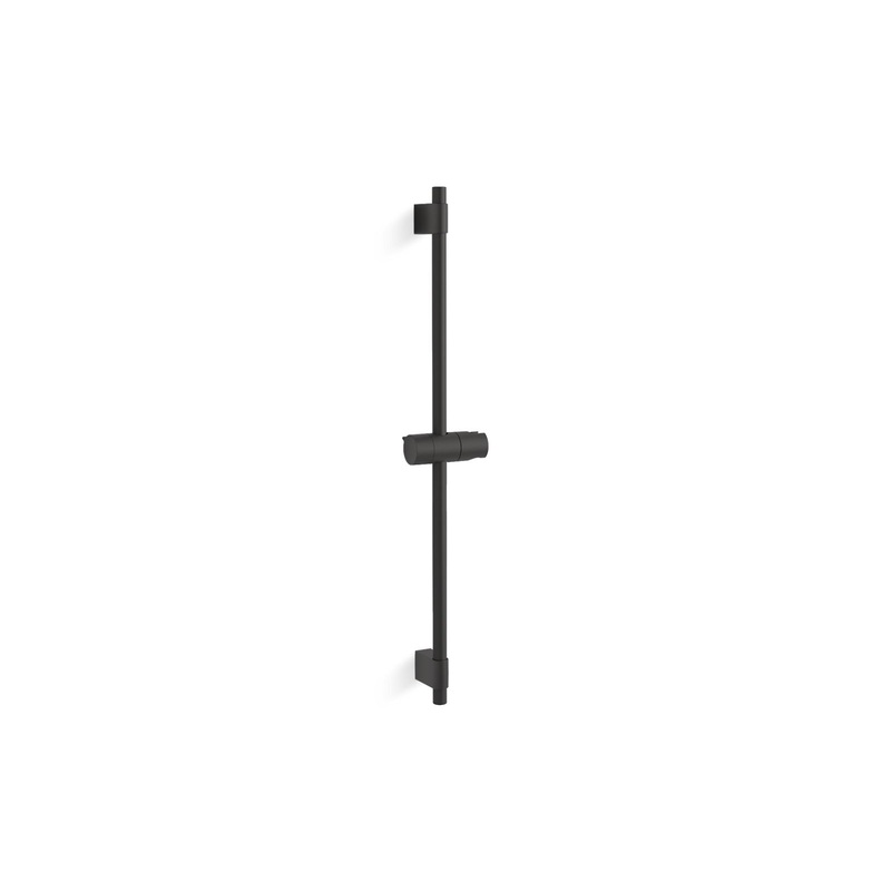 KOHLER K-98341-BL Awaken 24" Shower Slidebar In Matte Black