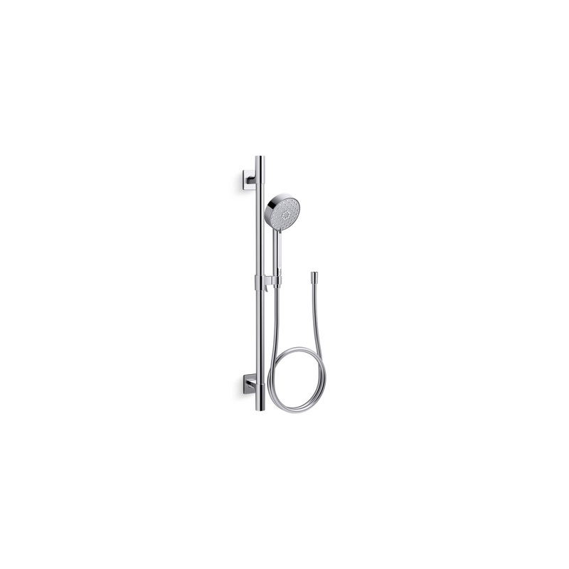 KOHLER K-99242-G-CP Awaken G110 24" Deluxe Three-Function Handshower Kit, 1.75 Gpm In Polished Chrome