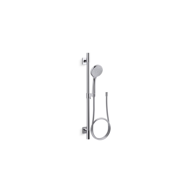 KOHLER K-99243-G-CP Awaken B110 24" Deluxe Three-Function Handshower Kit, 1.75 Gpm In Polished Chrome