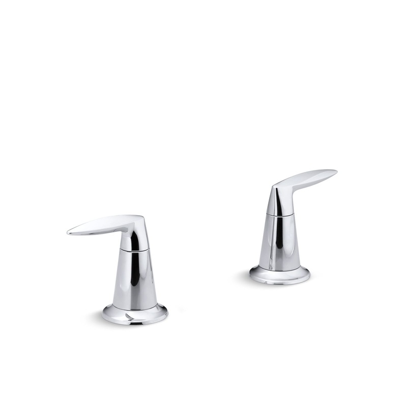 KOHLER K-T45119-4-CP Alteo Deck-Mount Bath Faucet Handle Trim In Polished Chrome