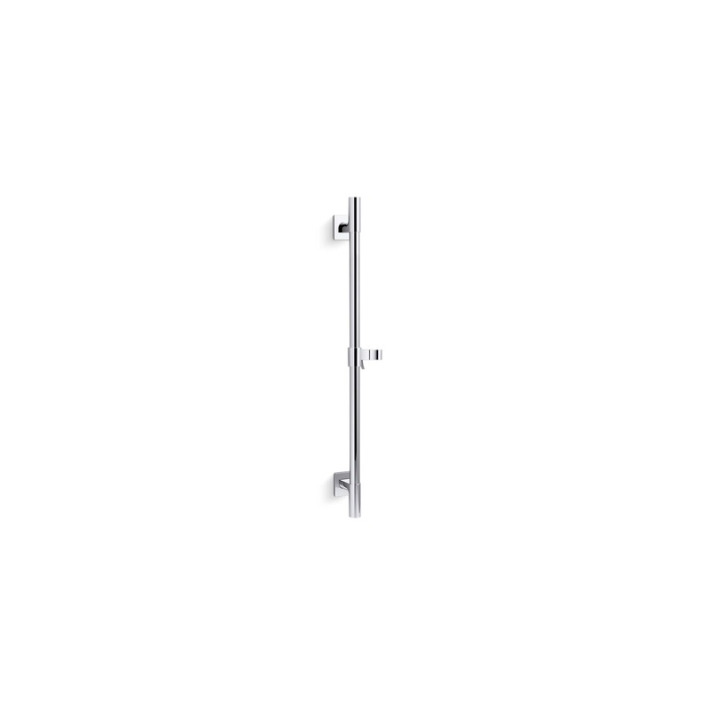 KOHLER K-98342-CP Awaken Deluxe Slidebar, 24" In Polished Chrome