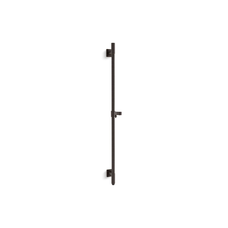 KOHLER K-98344-2BZ Awaken 36" Deluxe Slidebar With Integrated Water Supply In Oil-Rubbed Bronze