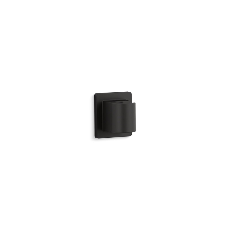 KOHLER K-98347-BL Awaken Fixed Wall Holder In Matte Black