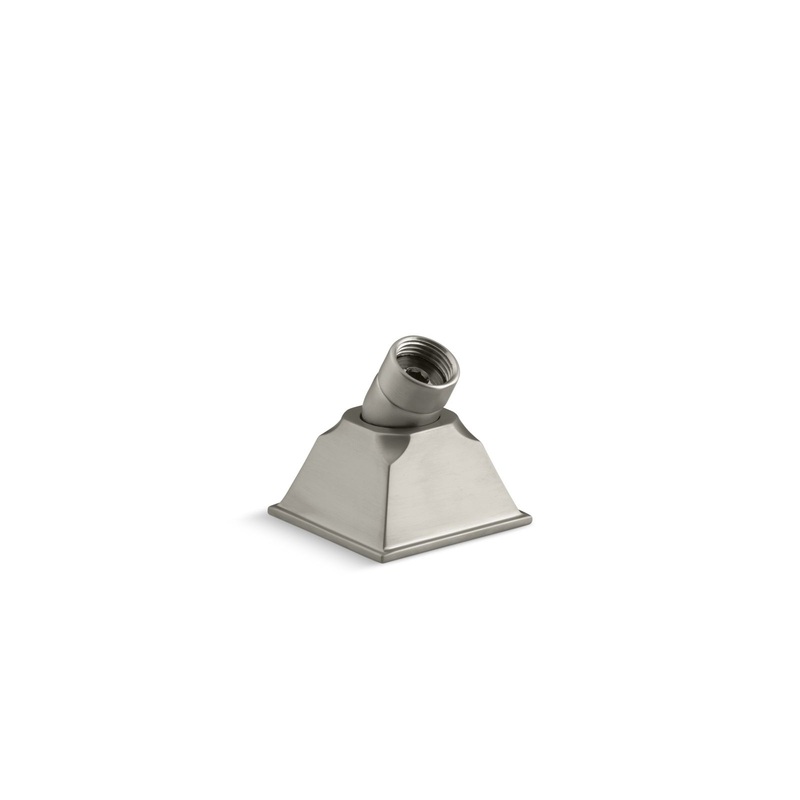 KOHLER K-424-BN Memoirs Deck-Mount Handshower Holder With Hoses In Vibrant Brushed Nickel