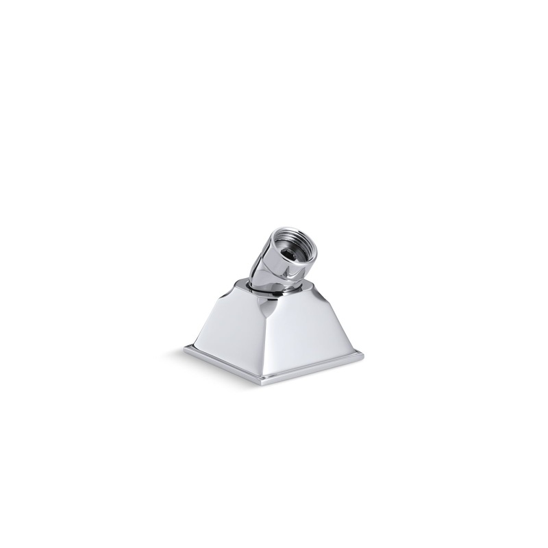 KOHLER K-424-CP Memoirs Deck-Mount Handshower Holder With Hoses In Polished Chrome