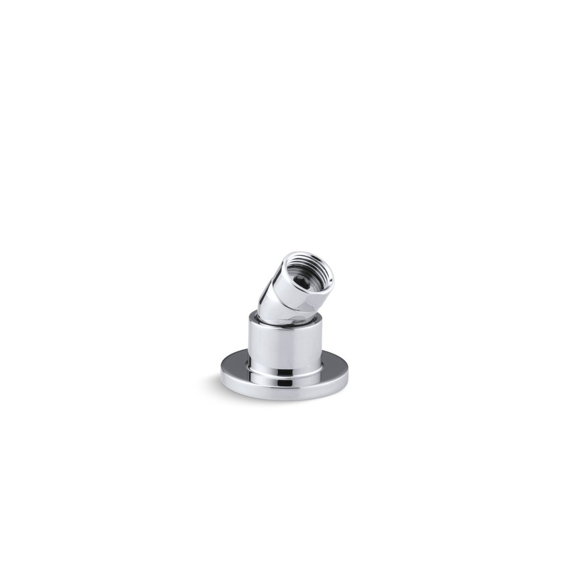 KOHLER K-977-CP Stillness Deck-Mount Handshower Holder With Hoses In Polished Chrome