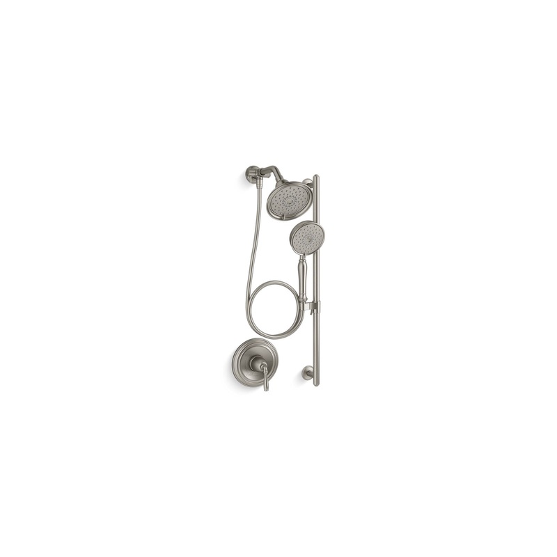 KOHLER K-22179-G-BN Bancroft Showering Kit, 1.75 Gpm In Vibrant Brushed Nickel
