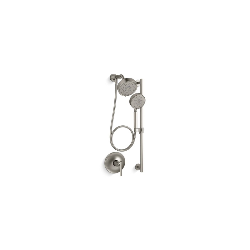 KOHLER K-22181-BN Purist Showering Kit, 2.5 Gpm In Vibrant Brushed Nickel