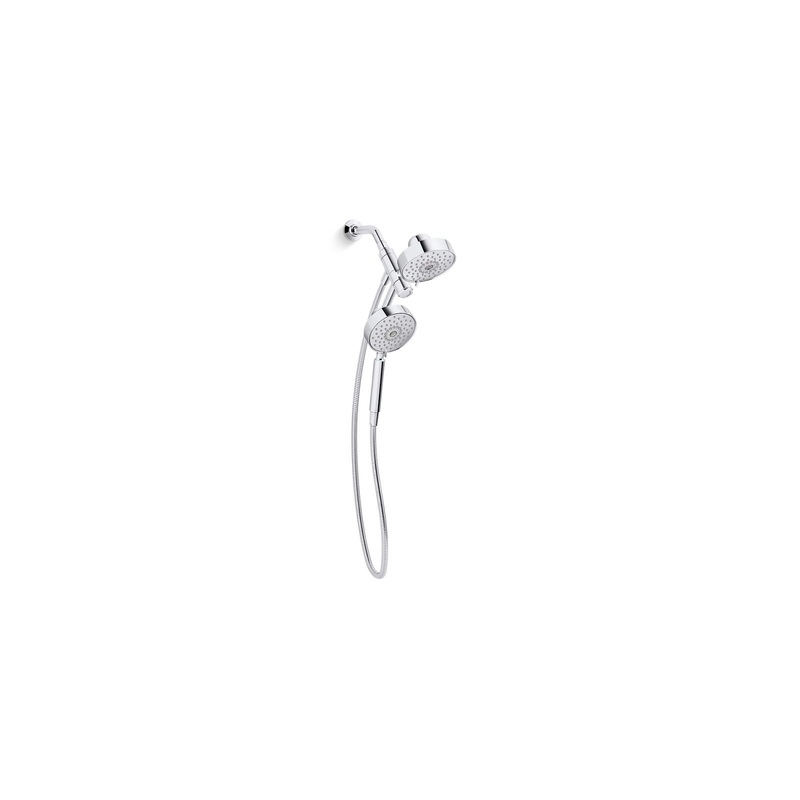 KOHLER K-23219-CP Purist 2-In-1 Multifunction 2.5 Gpm Shower Combo Kit In Polished Chrome