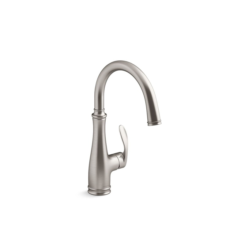 KOHLER K-29107-VS Bellera Single-Handle Bar Sink Faucet In Vibrant Stainless