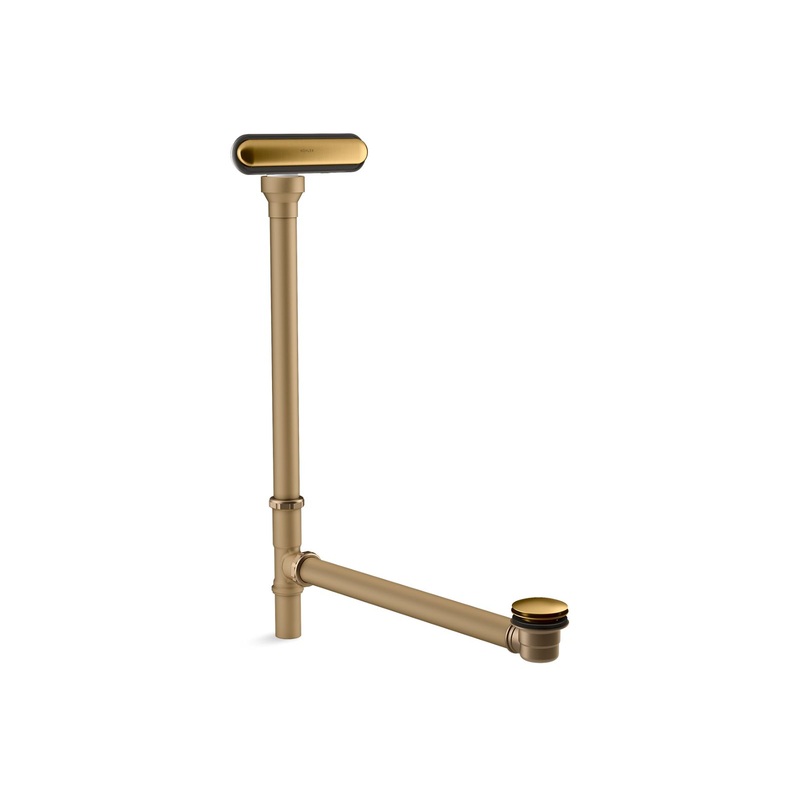 KOHLER K-7271-2MB Clearflo Slotted Overflow Brass Bath Drain In Vibrant Brushed Moderne Brass
