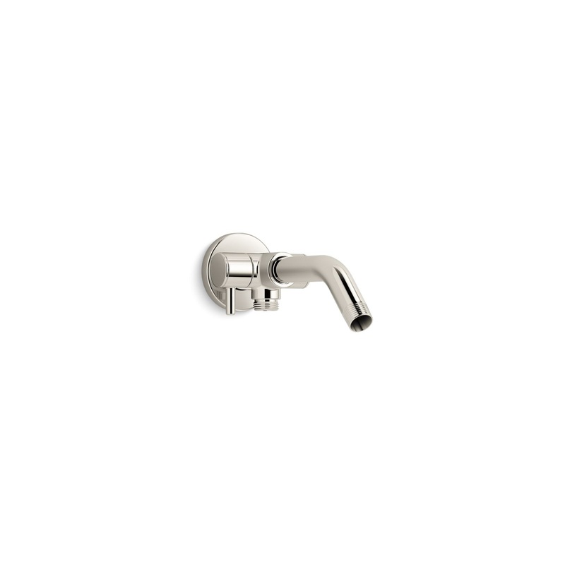 KOHLER K-76331-SN Shower Arm With 2-Way Diverter In Vibrant Polished Nickel