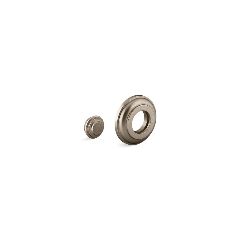 KOHLER K-76334-BV Shower Arm Trim Kit, Traditional In Vibrant Brushed Bronze