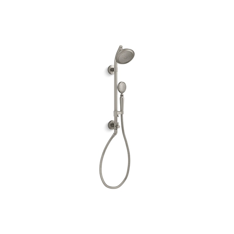 KOHLER K-76472-G-BN Hydrorail-S Shower Column Kit, 1.75 Gpm In Vibrant Brushed Nickel