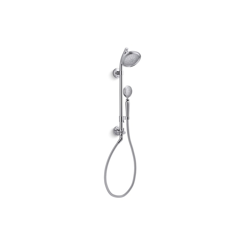 KOHLER K-76472-G-CP Hydrorail-S Shower Column Kit, 1.75 Gpm In Polished Chrome