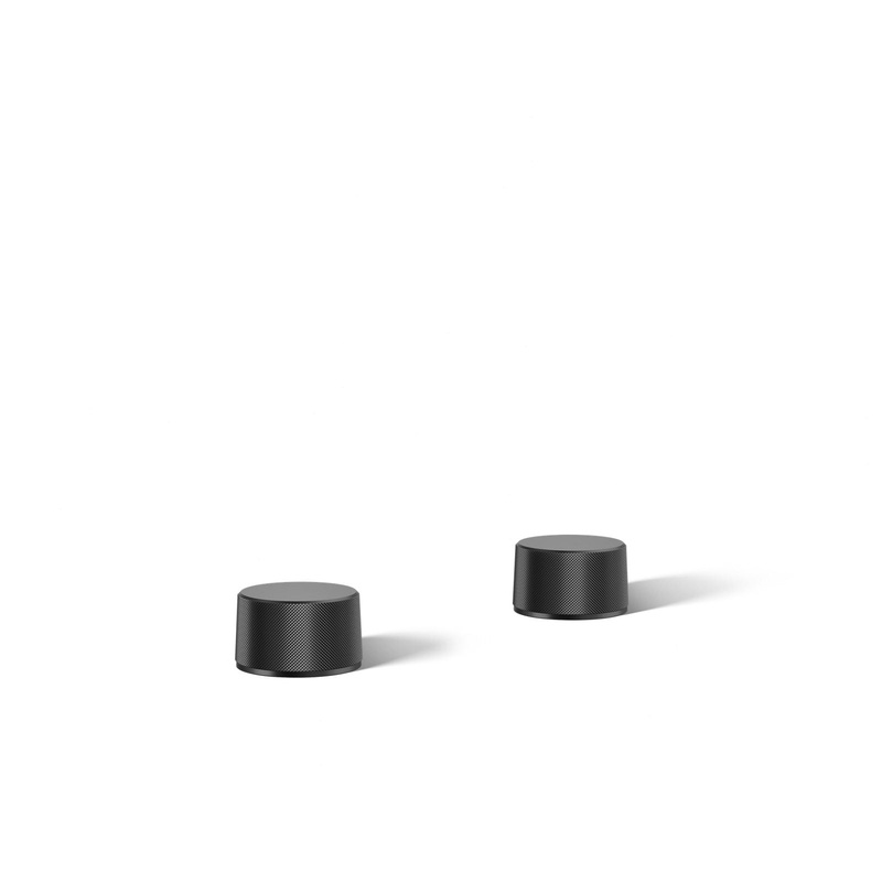 KOHLER K-77974-8-BL Components Oyl Bathroom Sink Faucet Handles In Matte Black