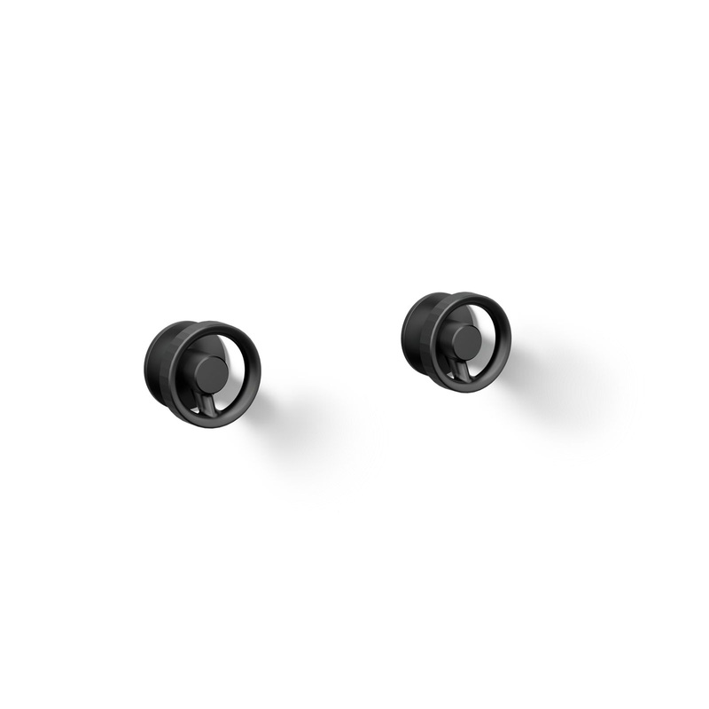 KOHLER K-T77981-9-BL Components Wall-Mount Bathroom Sink Faucet Industrial Handle Trim In Matte Black