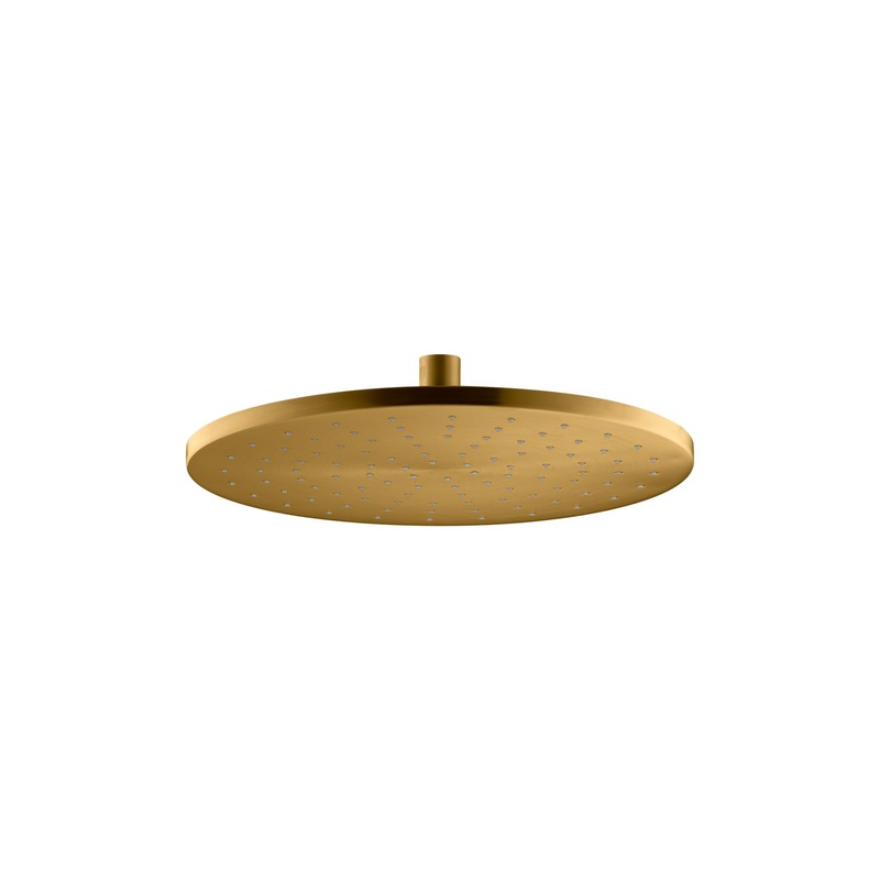 KOHLER K-13690-2MB Contemporary 12 Round Single-Function Rainhead, 2.5 Gpm In Vibrant Brushed Moderne Brass