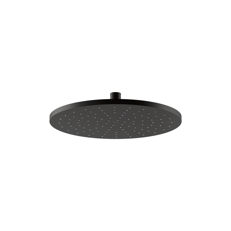 KOHLER K-13690-BL Contemporary 12 Round Single-Function Rainhead, 2.5 Gpm In Matte Black