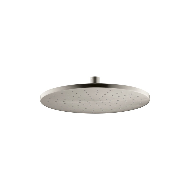 KOHLER K-13690-BN Contemporary 12 Round Single-Function Rainhead, 2.5 Gpm In Vibrant Brushed Nickel