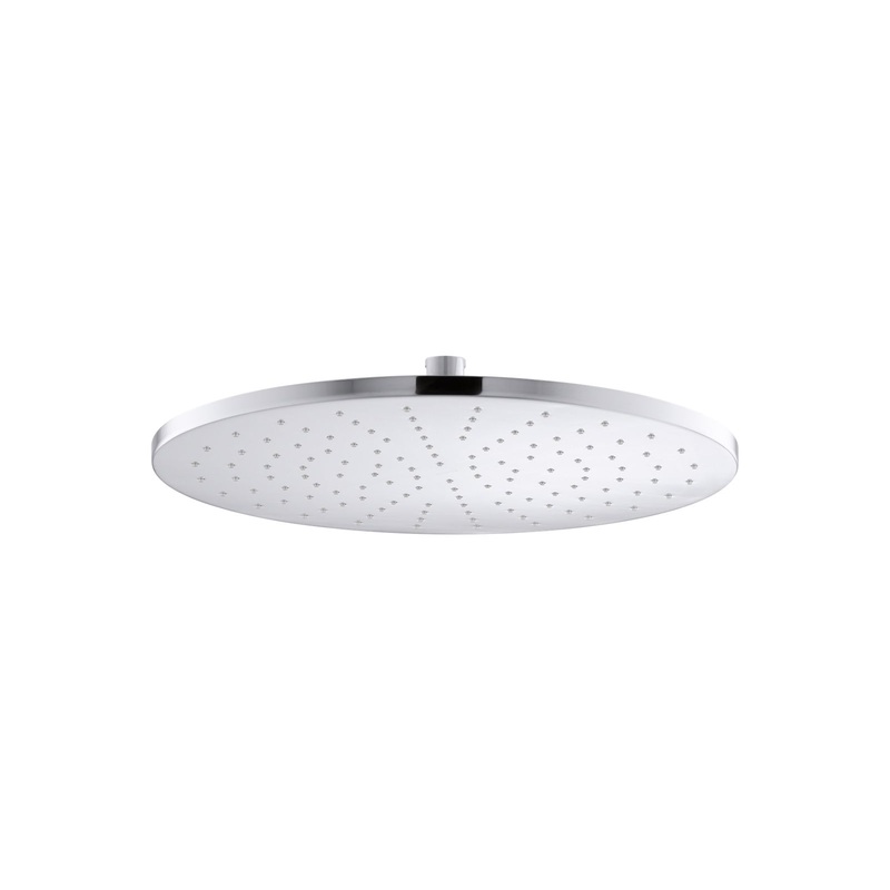 KOHLER K-13691-CP Contemporary 14 Round Single-Function Rainhead, 2.5 Gpm In Polished Chrome