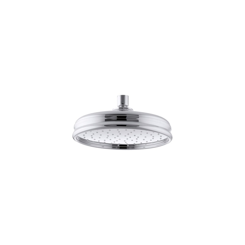 KOHLER K-13692-CP 8" Single-Function Rainhead, 2.5 Gpm In Polished Chrome
