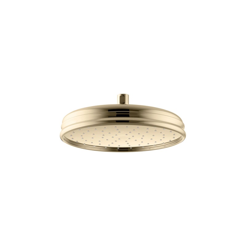 KOHLER K-13693-AF Traditional 10" Single-Function Rainhead, 2.5 Gpm In Vibrant French Gold