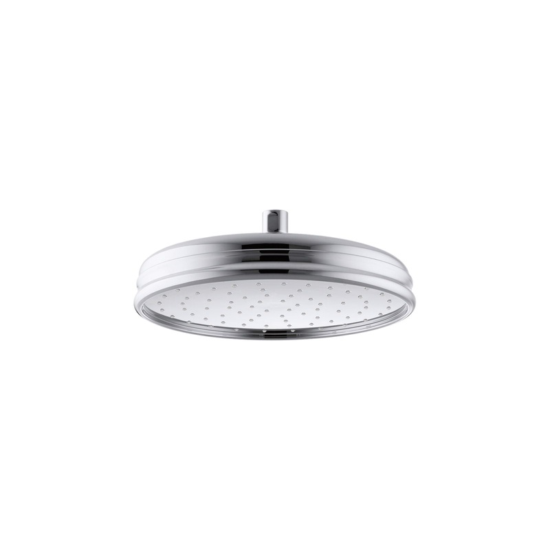 KOHLER K-13693-CP Traditional 10" Single-Function Rainhead, 2.5 Gpm In Polished Chrome