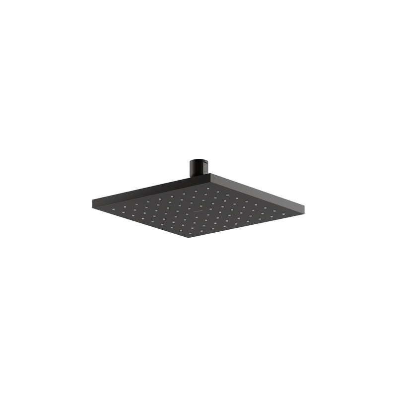 KOHLER K-13695-BL Contemporary Square 8" Single-Function Rainhead, 2.5 Gpm In Matte Black