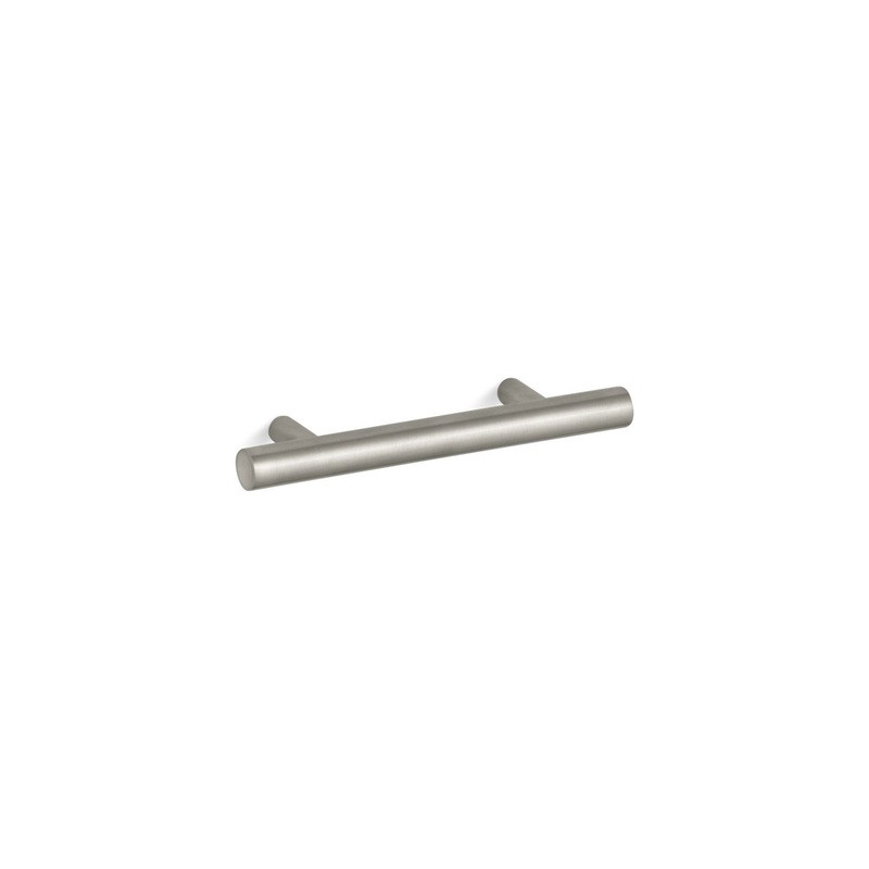 KOHLER K-14485-BN Purist 3" Cabinet Pull In Vibrant Brushed Nickel