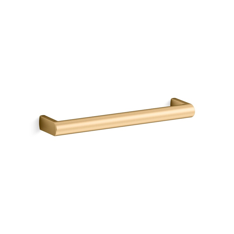 KOHLER K-25497-2MB Components 7" Cabinet Pull In Vibrant Brushed Moderne Brass