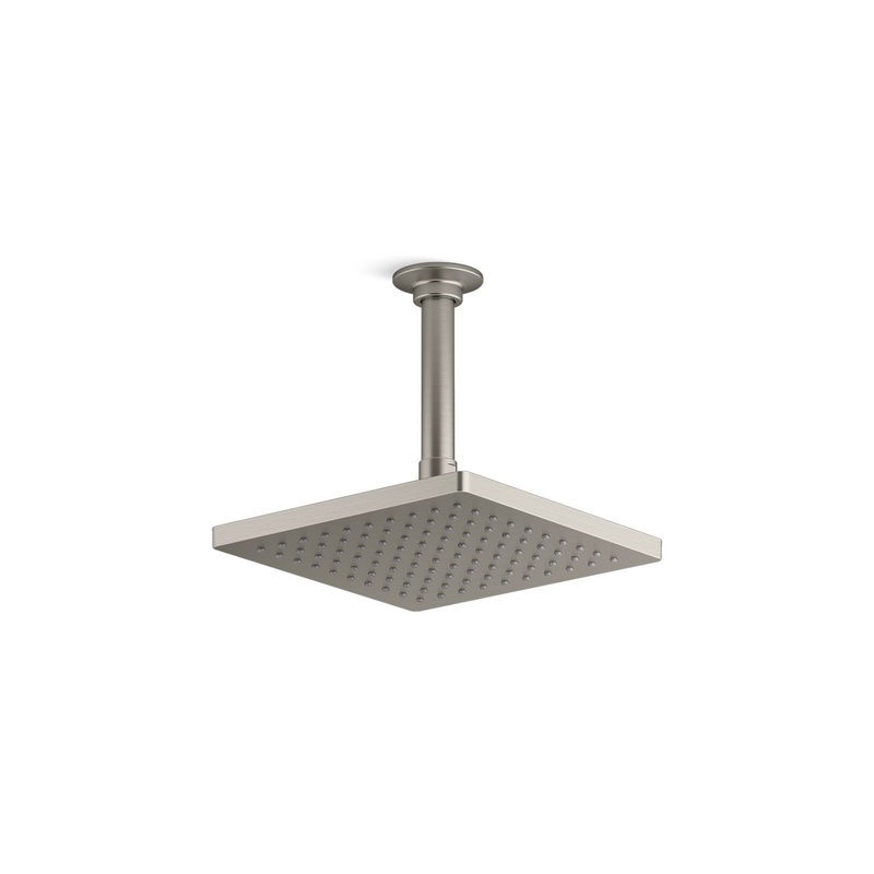 KOHLER K-26148-BN Honesty 8" Single-Function Rainhead, 2.5 Gpm In Vibrant Brushed Nickel