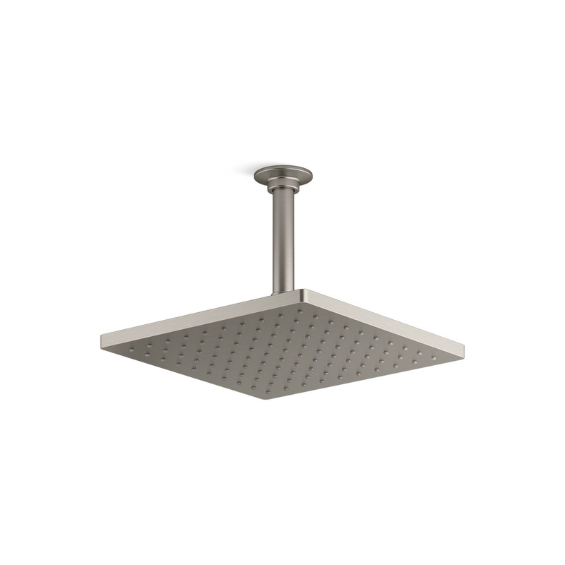 KOHLER K-26149-BN Honesty 10" Single-Function Rainhead, 2.5 Gpm In Vibrant Brushed Nickel