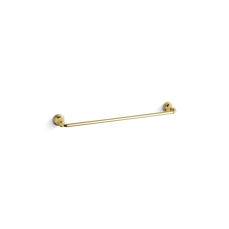 KOHLER K-10551-PB Devonshire 24" Towel Bar In Vibrant Polished Brass