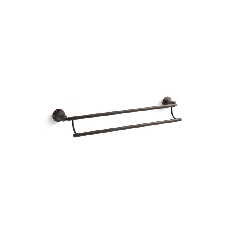 KOHLER K-10553-2BZ Devonshire 24" Double Towel Bar In Oil-Rubbed Bronze