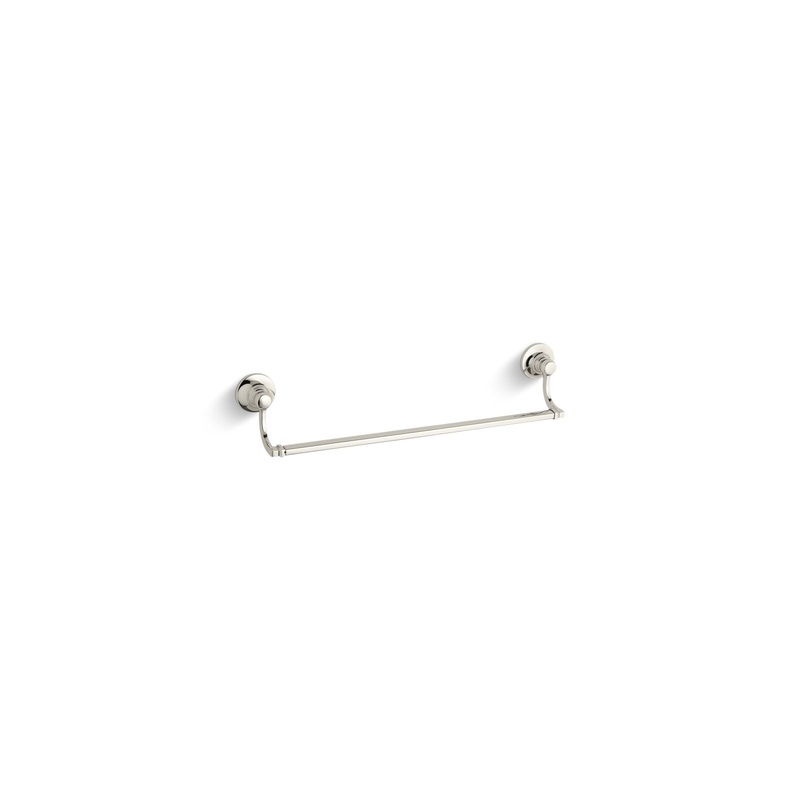 KOHLER K-11410-SN Bancroft 18" Towel Bar In Vibrant Polished Nickel